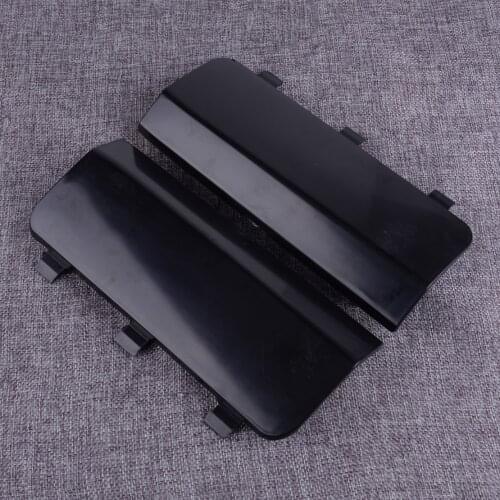 DWCX 2PCS Black Rear Bumper Tow Hook Cover Cap A1638801605 Fit for Mercedes ML320 ML350 1998 1999 2000 2001 2002 2003 2004 2005