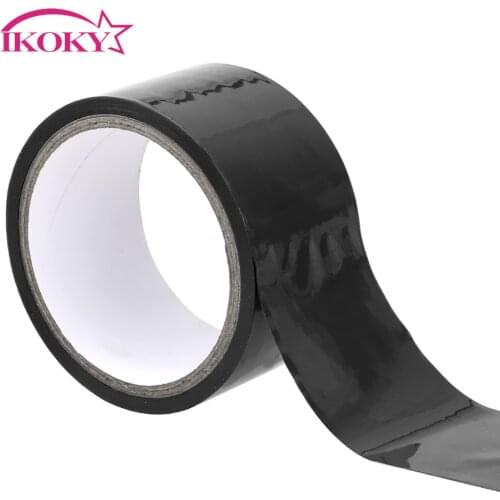 IKOKY Static SM Bondage Tape Anti-stick Hair Bondage Restraints Erotic Toy Flirting Foreplay Sex Toys For Couples Adult Games
