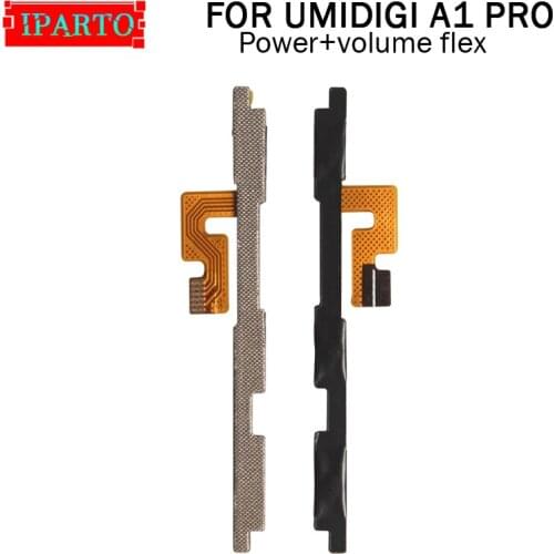 UMIDIGI A1 PRO Side Button Flex Cable 100% Original Power + Volume button Flex Cable repair parts for UMIDIGI A1 PRO
