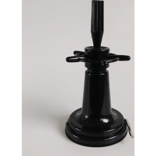Mannequin Head Stand Hairdressing Manikin Training Hat Holder Swivel Black