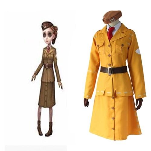 Hot Game Identity V Cosplay Costumes Air Force Uniform Cosplay Costumes Halloween Carnival Party Women Cosplay Costumes