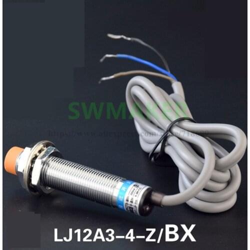 LJ12A3-4-Z/BX Inductive Proximity Sensor Detection Switch 4mm NPN, Normally Open proximity switch Auto Bed Leveling