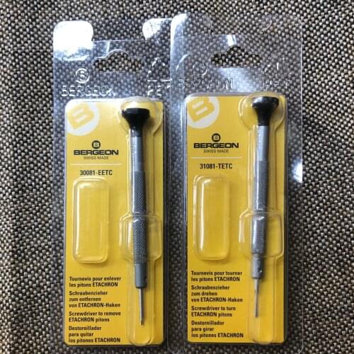 Watch repair tool original BERGEON 31081-tetc 30081-EETC removed remove hairspring pin instead 6918 6919