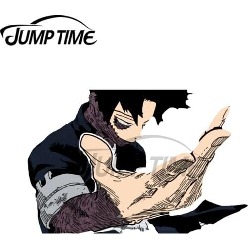JumpTime 13 x 7.5cm For BNHA Dabi Hand-out Car Stickers and Decals Trunk Laptop Motorcycle Surfboard Scratch-Proof Graphics