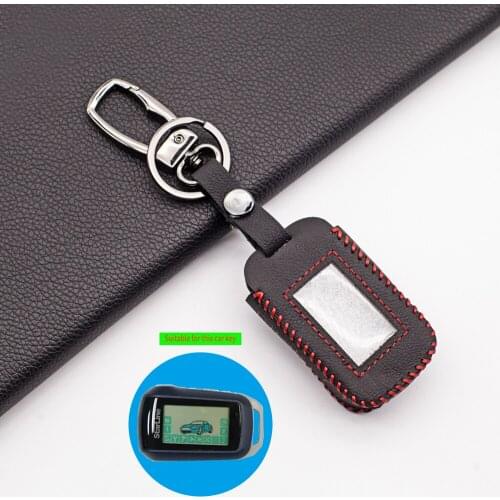 99% Praise 100% Leather Key Case Perfect fit For Starline A92 A62 A64 A95 A94 V62 lcd Two Senses Remote Car Alarm System