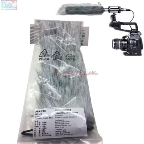 Professional Outdoor Dusty MIC Furry Cover Windscreen Windshield Muff for BOYA BY-PVM1000L BY PVM1000L Deadcat Microphone