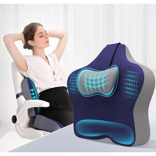 Waist Cushion Office memory cotton Waist Cushion Seat Cushion Pregnant Women Back Cushion