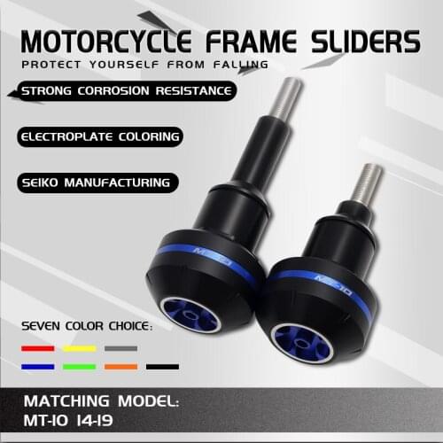 Motorcycle CNC Crash Pad Frame Slider Protection Guard For MT-10 MT10 MT 10 2015 2016 15 16