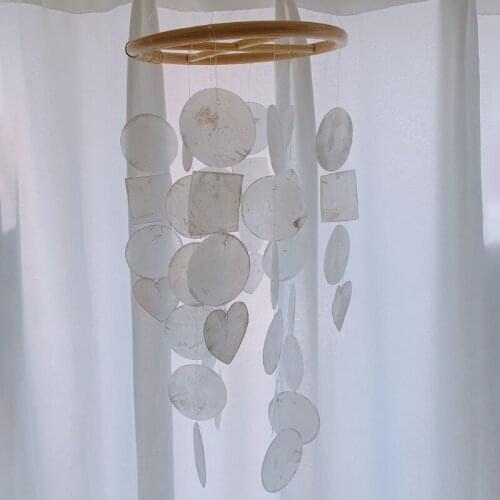 Shell Wind Chime Room Decor Kids Room Nursery Hanging Windchimes Wall Pendant Q6PD