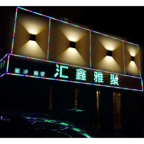 Led Wall Light 12W Waterproof Outdoor Indoor Led Wall Lamp Modern Aluminum Adjustable Angle Porch Light AC90~260V