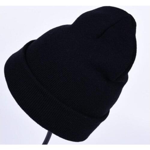 2020 Unisex Autumn Winter Solid Color Watermelon Hip Hop Knit Wool Hat Cap