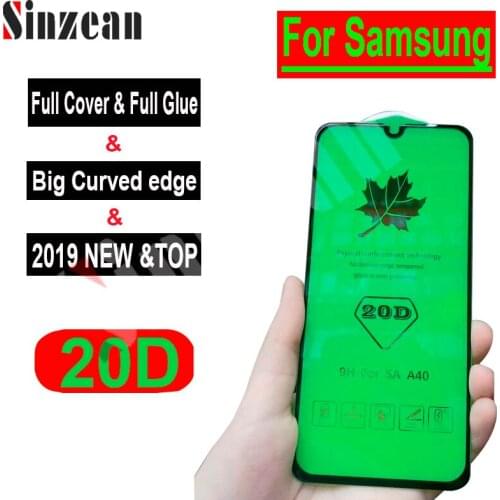 50pcs For Samsung Galaxy S21FE/S20 FE/A12/A32/A42/A52/A72/A01/A11/A21/A31/A51/A71 20D Full Cover Full Glue Tempered Glass