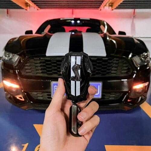 Car Key Protective Shell key case Poison Blade Shell For Ford Mustang Shelby GT500 Mech 2015 2016 2017 Key case Accessories