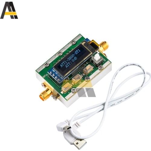 1MHZ-3800MHz Digital programmable RF attenuator control 0-31dB adjustable step 1dB PC controllable FOR Spectrum Analyzer