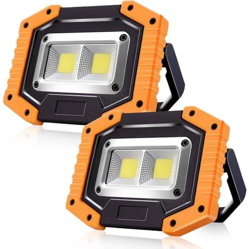 100W COB LED Work Light USB Rechargeable Searchlight Powerful Spotlight Waterproof Work Lamp Flood Light Outdoor Camping Light