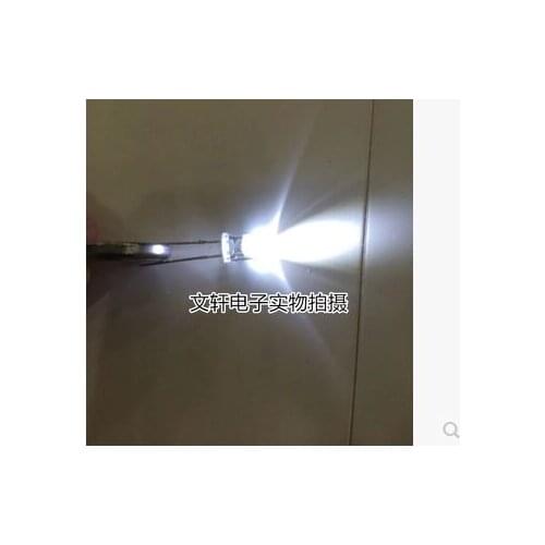 1000pcs 3mm White 12000mcd Super Bright Light Bulb White Led Lamp New