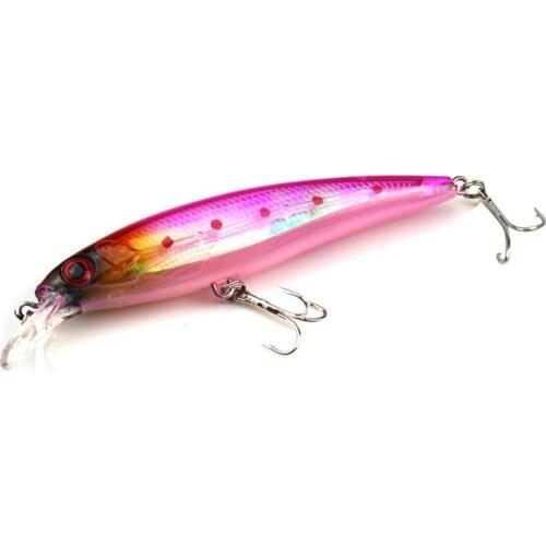 11cm/13.4g Minnow Fishing Lure Bass Hard 6# Hook Tackle Plastic Bionic Bait