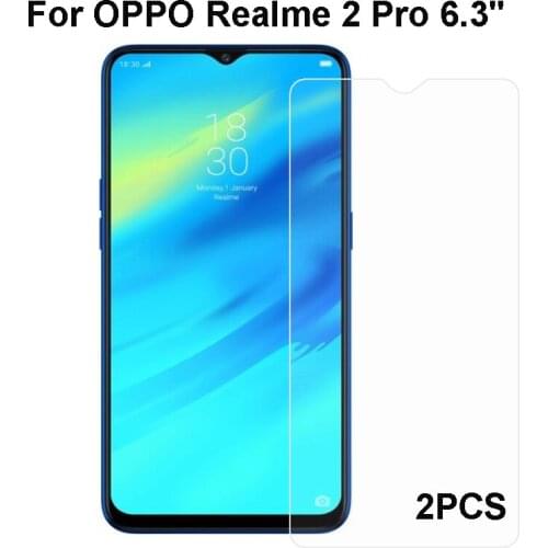 2PCS OPPO Realme 2 Pro Tempered Glass 9H High Quality Protective Film Explosion-proof Screen Protector For OPPO Realme 2 Pro