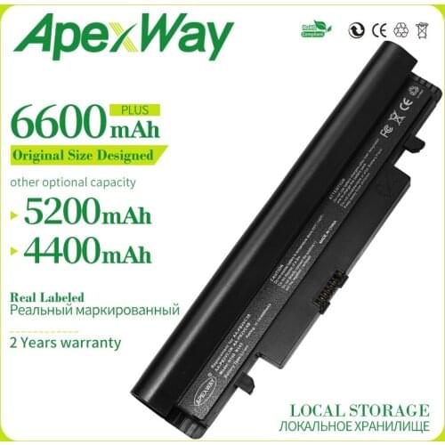 Apexway 11.1V laptop battery N150 for Samsung AA-PB2VC3B AA-PB2VC3W AA-PB2VC6B AA-PB2VC6W N148 N150 NP-N148 NP-N150 NT-N148