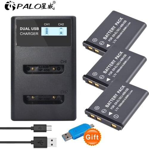 WEIHE 3.7V 1800mAh Li-40B Li40B Li 40B Li-42B EN-EL10 EN EL10 ENEL10 Digital Camera Batteries for Olympus Nikon Fujifilm Kodak
