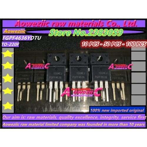 Aoweziic 100% new imported original FGPF4636RDTU FGPF4636TU FGPF4636 TO-220F LCD TV plasma tube