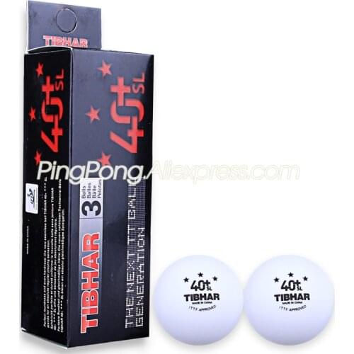12 Balls TIBHAR 3-Star Seamless Table Tennis Ball Plastic 3 Star Poly Original TIBHAR Ping Pong Balls ITTF Approved