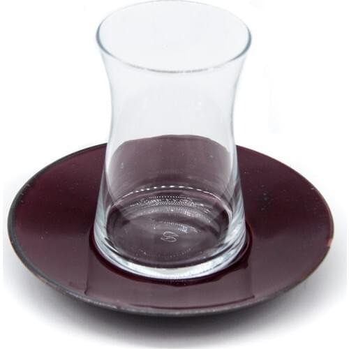 Aryıldız Marianna 12 Piece Heybeli Tea Set Damson