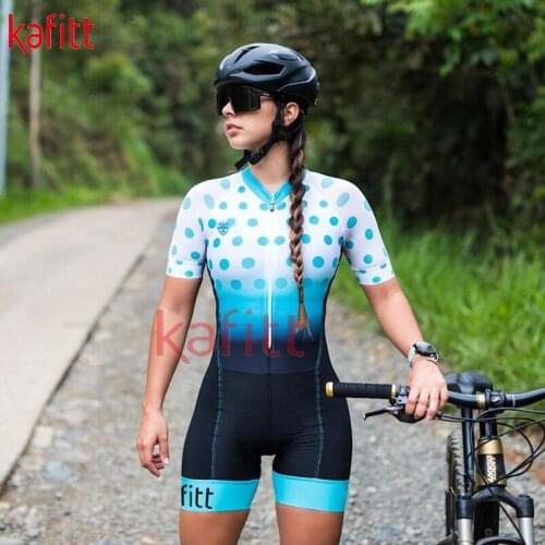 Kafitt New Pro Womens Cycling Wear Suit Short Sleeve Uniform Suit Summer Professional Bicycle Breathable Ciclismo Feminino