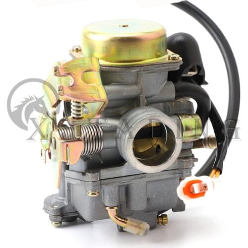 CVK24.5 24.5mm Carb Carburetor Replace Keihin For Electronic Choke Yamaha RS100 GY6 100 125 150CC Scooter ATV