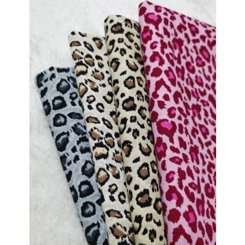 Leopard Printed Fashion Colorful Poplin Cotton Fabric Printed Sewing Material Diy Home Cloth Clothing Textile Tissue Patchwork