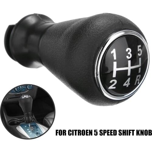 Mayitr 1pcs 5 Speed Shift Knob Gear Stick Shift Knob Lever For CITROEN C1 C3 C4 For Peugeot 206 207 306 307