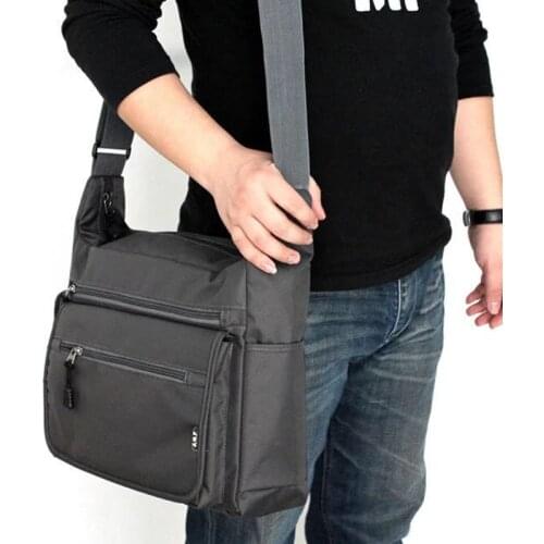 Mens Shoulder & Messenger Bag Oxford Cloth Material British Casual Style High Quality Design Multi-function Large Capacity