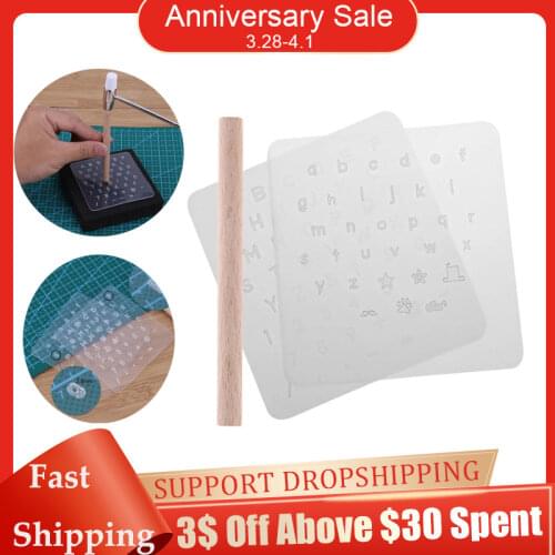 Alphabet Numbers Leather Stamping Punch Letter Number Stamper Set For Leathercraft Plastic Leather Tool DIY Leather Punching