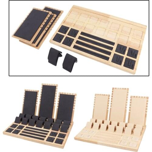 Jewelry Trays Organizer Set, Jewelry Storage Display Trays for Drawer, Earring Necklace Bracelet Ring Organizer