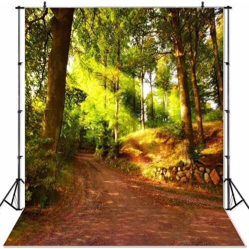 NeoBack Spring Photography Backdrop Easter Woodland Big Tree Meadow Grass White Flower Farity Tale Photo Studio Booth Background