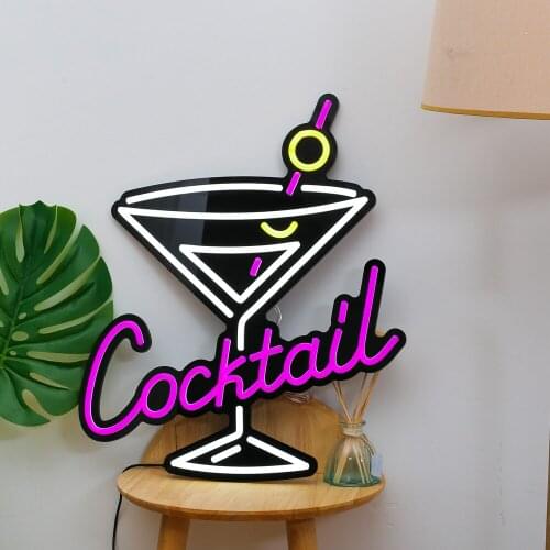 Outlet FOOD ICE CREAM Beer Led Shaped Neon Tube Neon Sign Wall Decoration Table Restaurant Dessert Station Bar Decoration