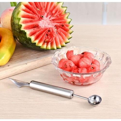 Fruit Knife Creative Ice Cream Dig Ball Scoop Spoon Baller DIY Assorted Cold Watermelon Melon Fruit Carving Knife Gadgets5ZCF203