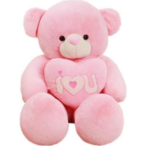 Fancytrader Teddy Bear Plush Toys Big Stuffed Soft Bears Doll Gray Pink Purple Blue 130cm 51inch