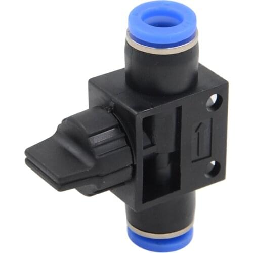 HVFF Pneumatic Valve Switch Pipe Joint HVFF-06 HVFF-08 HVFF-10 Fast 12MM Air Pressure Control Valve