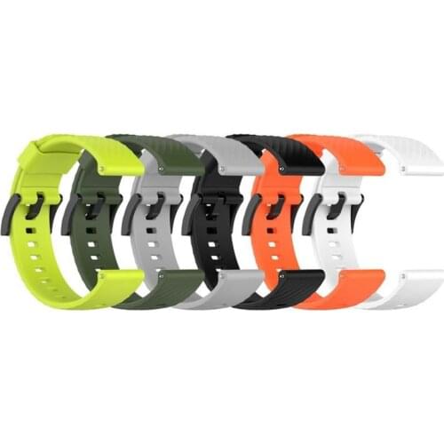 24mm For Suunto 7/Suunto 9 Replacement Wristband Soft Silicone Sports Watch Strap For Suunto 9 Baro/9 Spartan/9 GPS Watch Band