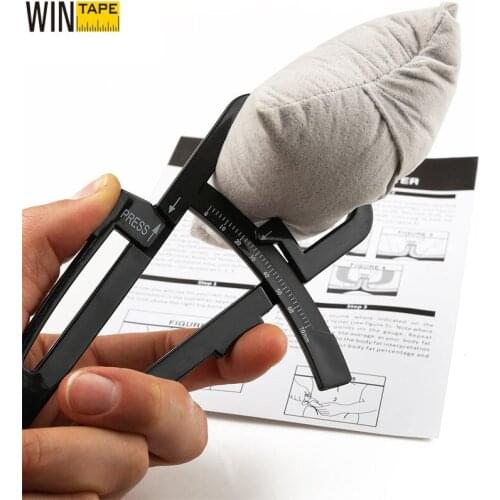 WINTAPE Body Fat Caliper Skin Analyzer Measure Charts Fitness Slim Keep Health Tester Body Fat Monitor Sebum Meter Folder