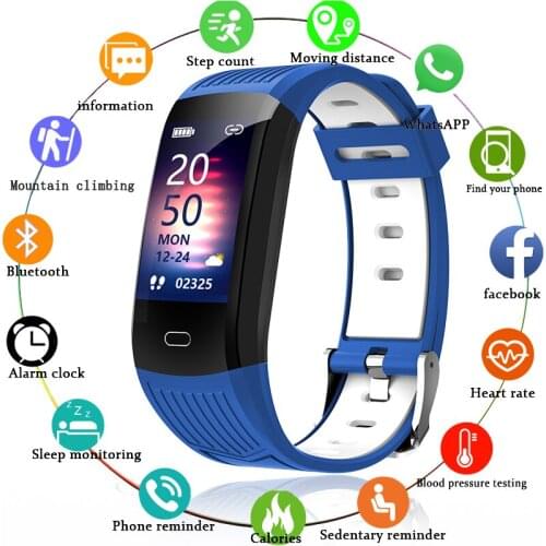 LIGE Smart Watch Men Fitness Tracking Watch Bracelet Heart Rate Monitoring Information Reminder Sport Smartwatch For Android iOS