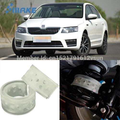 SmRKE For Skoda Octavia Car Auto Shock Absorber Spring Buffer Bumper Power Cushion Damper Front/Rear High Quality SEBS