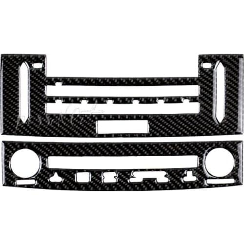 Carbon Fiber Car Air Conditioner CD Panel Car Stickers Decoration for Lexus IS250 300H Auto Interior Car Styling Accessories