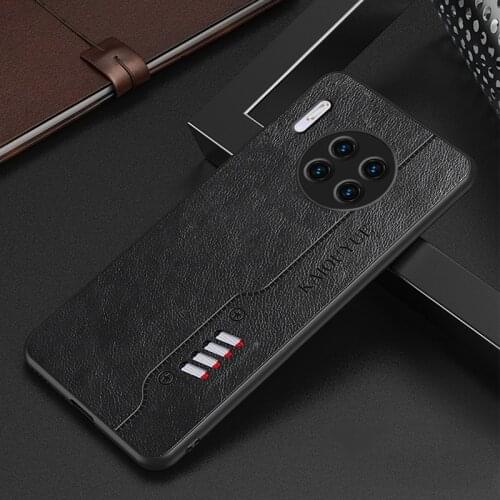 Ultra-thin Cassette Leather Phone Case For Huawei Mate 30 20 10 9 P40 P30 P20 Lite Pro Honor Luxury Silicone Protection Cover