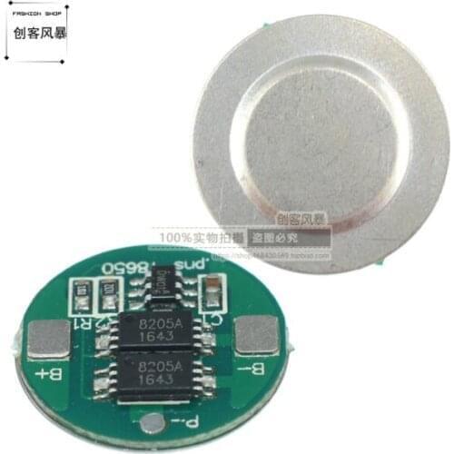 18650 lithium battery universal double MOS protection board / 4.2V 18650 round charge and discharge protection board /6A current