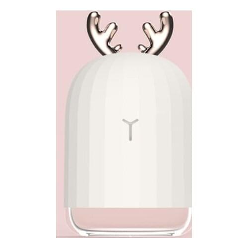 2021 New Cute Deer Mini 220ml Air Humidifier Kit USB Aroma Essential Oil Diffuser