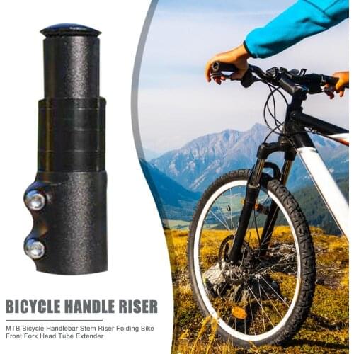 Bicycle Handlebar Stem Riser Aluminum Alloy MTB Folding Replace Bike Front Fork Head Tube Extender Riding Cycling Accessories