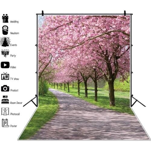 Wedding Backdrop Spring Flower Park Garden Nature Baby Portrait Photography Background Photozone Vinyl Photophones For Photos