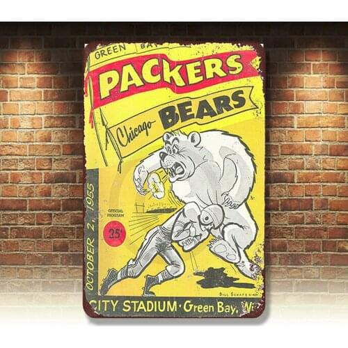 Retro Vintage Metal Tin Signs Animal Plaque Art Plate Customization Wall Decor